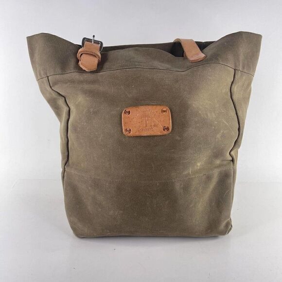 Filson Handbags - Colsen Keane leather bag Charlotte Olive Green Canvas tote should Handbag bag